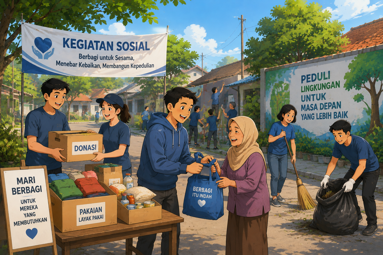 Bakti sosial ke masyarakat